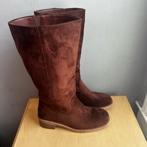 Madeline Rich Brown Heeled Boots